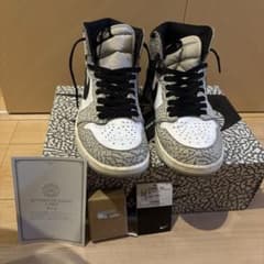 国内正規　Nike Air Jordan 1 White Cementのサムネイル