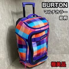 BURTON バートン キャリーバック スーツケース チェック 総柄 BURTON バートン キャリーバック スーツケース チェック 総柄 - メルカリ