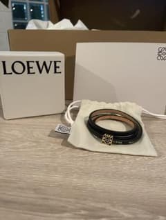 LOEWE レザー バングル ブラック/ブラウンのサムネイル