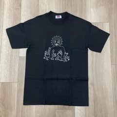 キースヘリング×ラリーレーバン Tシャツ M 黒 イギリス製 - メルカリ