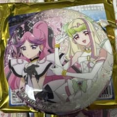 キミとアイドルプリキュア展 キュアズキューン キュアキッス 2人柄 缶
