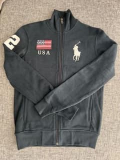 Ralph Lauren ネイビー ジップアップ トレーナーのサムネイル