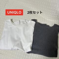 ユニクロ UNIQLO 長袖Tシャツ L,XL 2枚セットのサムネイル
