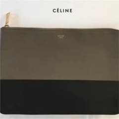 ‼︎ CELINE セリーヌ クラッチバッグ ポーチ バイカラー 箱のサムネイル