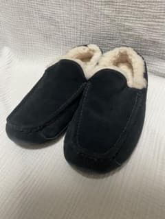 本日発送！！UGG ASCOT アスコット ブラック 27cm UGG Ascot (アスコット) ブラック 27cm モカシン (袋付き) - メルカリ