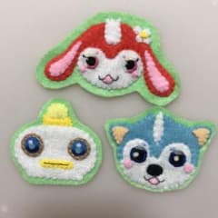 キャラクター☆ワッペン☆フェルトのサムネイル