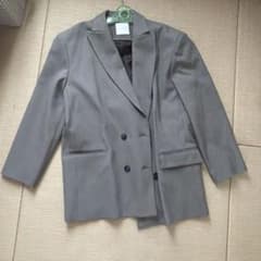 CITYSHOP グレー ダブルブレスト テーラードジャケット | Mercari