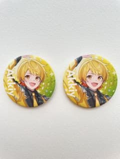 AMPTAK×COLORS あっきぃ 缶バッジ 2個セットのサムネイル