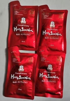 正官庄 紅参元 ホンサムウォン 高麗人参 50ml 4袋のサムネイル