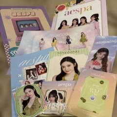 aespa FC限定グッズ まとめ売りセット/ニンニン推し/トレカ/チェキ