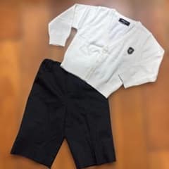 ［美品］入学式卒業式コムサセット90/カーディガン&ズボンのサムネイル