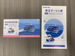 東海汽船　株主優待割引券【10枚】　株主サービス券付き - 2