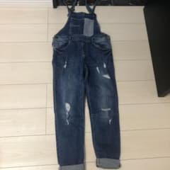 ZARA デニム オーバーオール サロペットのサムネイル