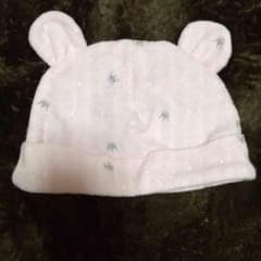 みぃこ様専用 ❤︎新品 くまみみ❤︎あかちゃんの可愛い帽子  新生児からのサムネイル