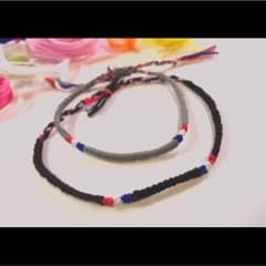ハンドメイドミサンガ☆ブレスレット☆アンクレットのサムネイル