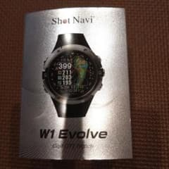 ショットナビ W1 Evolve ゴルフGPSウォッチのサムネイル