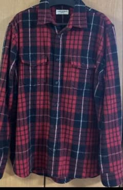 SAINT LAURENT レッドチェックシャツ 38のサムネイル