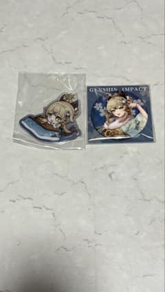 原神 綺良々 アクリルキーホルダー缶バッジ セットのサムネイル