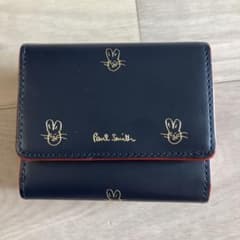 ［未使用］Paul Smith ネイビー 三つ折り財布 ウサギプリント 未使用］Paul Smith ネイビー 三つ折り財布 ウサギプリント - メルカリ