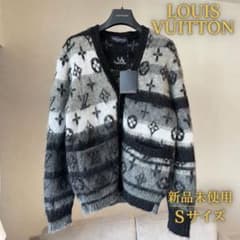 新品】ルイヴィトン モノグラム モヘヤカーディガン S 付属品完備 希少