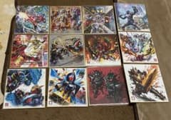 仮面ライダー色紙art 12枚セット