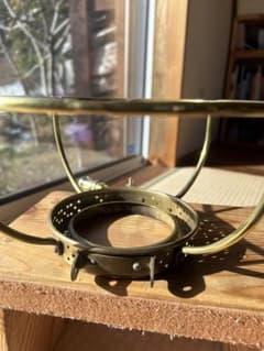 ニッセン　ストーブ　ゴールドフレーム　IS-1 パーツ　下部枠金　ほや受 ニッセン ストーブ ゴールドフレーム IS-1 パーツ 下部枠金 ほや受