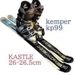 メンズ ショートスキー ファンスキー KASTLE 26-26.5cm - メルカリ