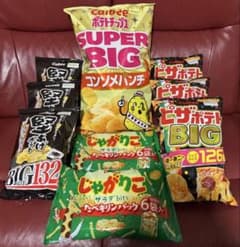 お菓子 詰め合わせ まとめ売り ポテトチップス ピザポテト 堅あげ