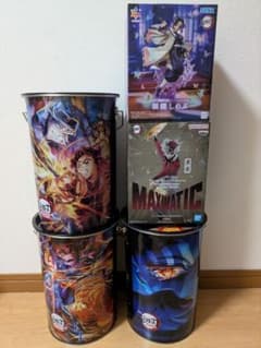 鬼滅の刃 胡蝶しのぶ 童磨 フィギュア 2種セット＆鬼滅の刃 BIG缶3種セット