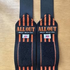 ALL OUT Wrist Wrap Pro 오렌지 블랙