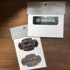 スノーピーク snow peak メタルステッカー3種セットのサムネイル