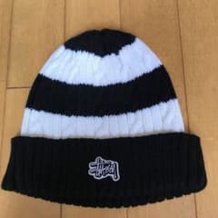 Stussy ストライプニットビーニー Mサイズのサムネイル