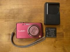 パナソニック デジタルカメラ LUMIX DMC-FH7 ピンク　レトロのサムネイル