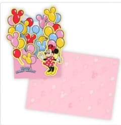 ディズニー グリーティングカード バルーン ミニー カード