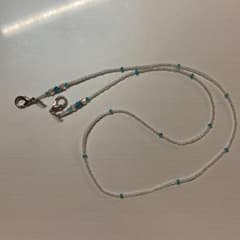 ③   マスクチェーン　ネックレス　ハンドメイド　ビーズのサムネイル