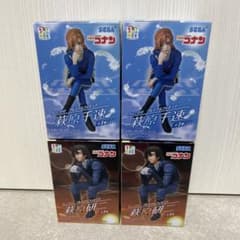 名探偵コナン ちょこのせプレミアムフィギュア 萩原研二 萩原千速 4点 