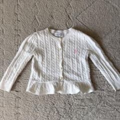 RALPH LAUREN ラルフ カーディガン 90 ホワイト 白24Mのサムネイル