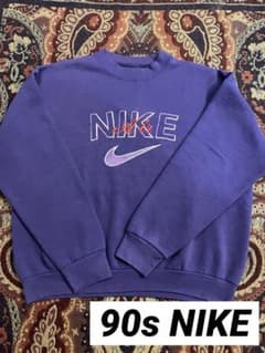 90s ナイキ 銀タグ L スウェット 紫 パープルのサムネイル