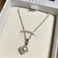 田崎TASAKI 真珠   一粒ネックレス (シルバー925)超美品のサムネイル