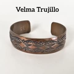 NAVAJO Velma Trujillo COPPERバングル VINTAGE - メルカリ