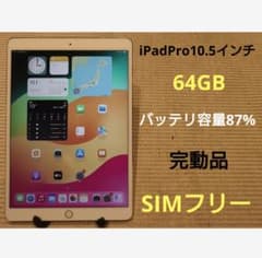 【完動品】iPad Pro 10.5 64GB SIMフリー 【すぐ発送】 iPad Pro 10.5インチ（SIMフリー・） 商品一覧｜ムスビー【中古スマホ