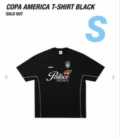 PALACE COPA AMERICA T-SHIRT BLACK ゲームシャツ