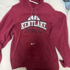 NIKE KENTLAKE バスケットボール パーカー バーガンディ Lのサムネイル
