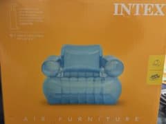 INTEX エアソファー　クリアブルーのサムネイル