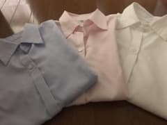 ふわふわ様専用 事務服 ブラウス  ボンマックス  ３枚セット 11号のサムネイル