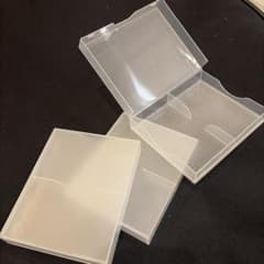 クリア 名刺ケース 仕切り付き プラスチック製 カード収納 ビジネス用品　5つのサムネイル