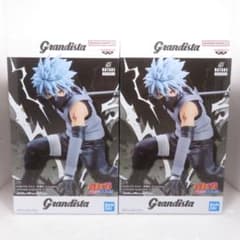 送料無料Grandistaナルト疾風伝はたけカカシ II フィギュア 2体セット