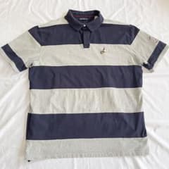 NAUTICA ポロシャツ 3XL 太ボーダー 00s - メルカリ