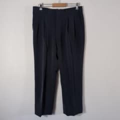 90s ヴィンテージ 2タック スラックス メンズ L〜XL ネイビーのサムネイル