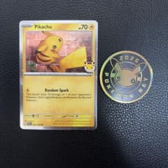 最安値】ポケモンデイ2026 30周年記念 海外版ピカチュウプロモカード24